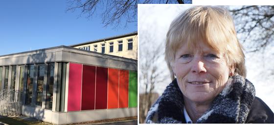  Neben der Erich-Kästner-Grundschule soll die neue Realschule in Höhenkirchen-Siegertsbrunn entstehen. Bild rechts: Bürgermeisterin Ursula Mayer freut sich, dass Höhenkirchen-Siegertsbrunn bald auch eine Realschule bauen wird. Fotos: hw
