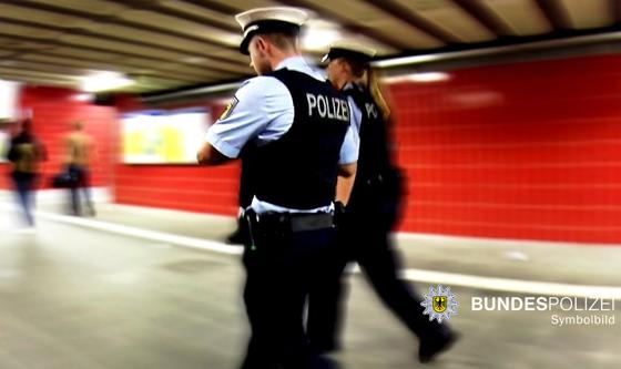 Am Münchner Ostbahnhof ist die Bundespolizei täglich 24 Stunden im Einsatz. Symbolbild: Bundespolizei