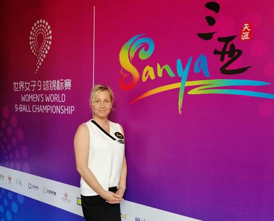 Yvonne Ullmann-Hybler erreichte bei ihrer ersten WM-Teilnahme als beste deutsche Billardspielerin einen starken 17. Platz. Foto: Verein