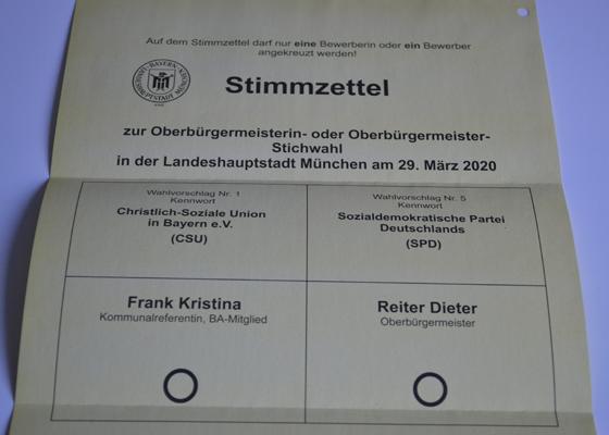Da waren es nur noch Zwei: Am Sonntag entscheiden die Münchner darüber, wer ihr neuer Oberbürgermeister bzw. Oberbürgermeisterin werden soll. Foto: ara