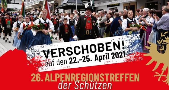 Das 26. Alpenregionstreffen findet ein Jahr später als geplant vom 22. bis 25. April 2021 statt. Foto: VA