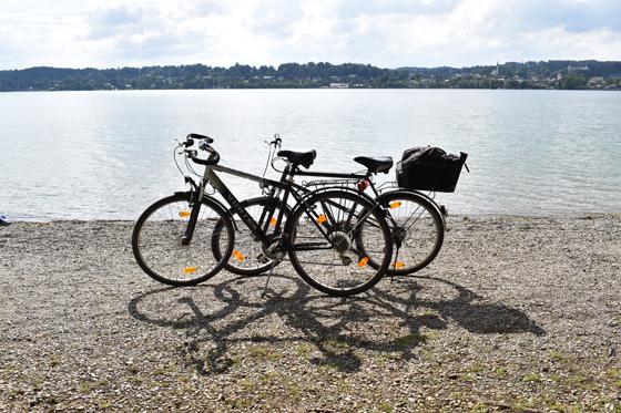 Auch zu Ostern: Mit dem Radl an den See für ein Picknick ist ausdrücklich nicht erlaubt. Foto: Daniel Mielcarek