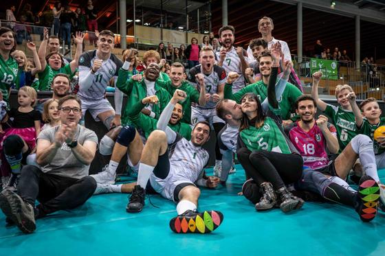Auch in der kommenden Saison dürfen sich die Volleyballfans in Unterhaching wieder über Spiele in der 1. Bundesliga freuen. Foto: Edmund Zuber