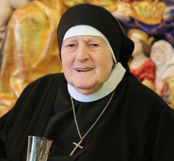 105. Geburtstag von Schwester Maria Irenäa Linseisen: Die rüstige 105-Jährige ist vermutlich die älteste Landkreisbürgerin. Foto: Privat