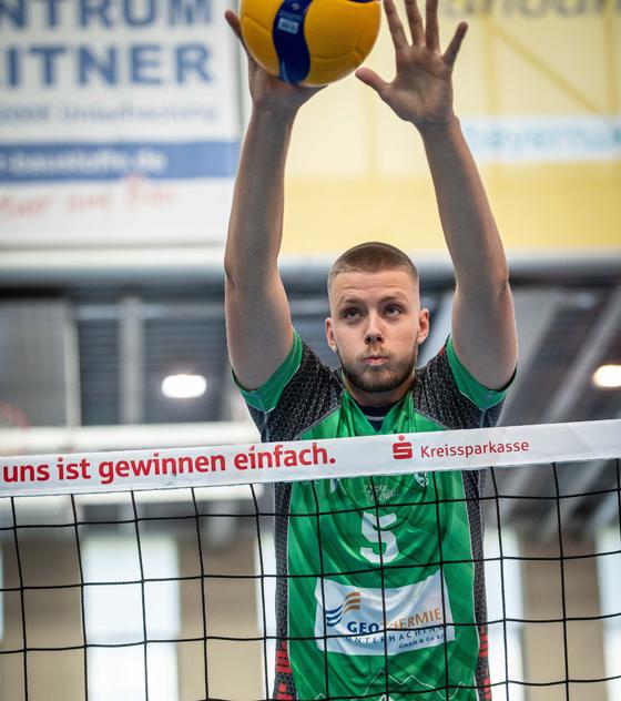 Mittelblocker Fabian Suck ergänzt den Kader der Volleyball-Mannschaft des TSV Unterhaching. Foto: Edmund Zuber