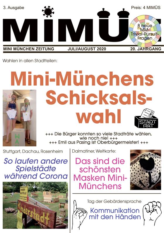 Und so sieht sie aus, die MiMü-Zeitung, die von den Kids selbst gestaltet und gefüllt wird. Foto: Mini-München