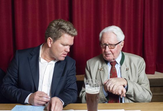 Schon 2013 unterstützte mich Hans-Jochen Vogel bei meinem 1. Wahlkampf im Münchner Norden. Foto: Privat