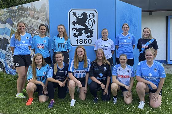Pionierinnen: Fußballerinnen des TSV 1860 München. Foto: TSV 1860