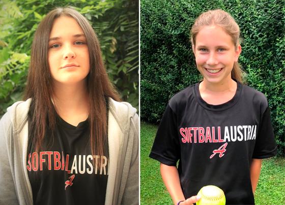 Auch Kalea Fürböck (14) wurde nominiert. Foto rechts: Leonie Lichtner (14) spielt für Österreich. Fotos: Verein