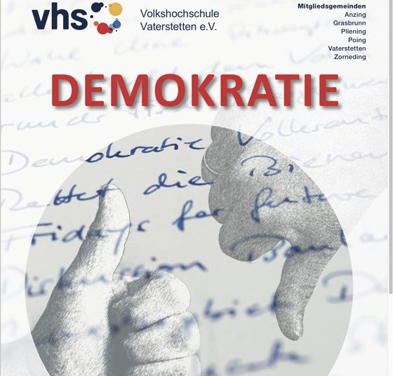 Das Titelbild stammt wieder einmal von Uli Steger, der den Wettbewerb des VHS-Fotoclubs zum Thema Demokratie gewonnen hat. Foto: VHS