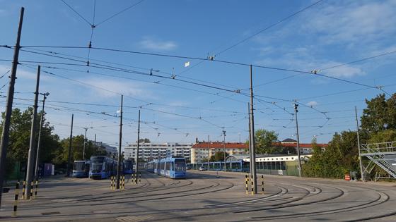 Der Bus- und den Trambetriebshof in der Einsteinstraße liegt teils in Haidhausen, teils in Bogenhausen. Foto: SPD