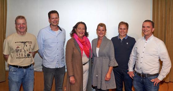 Der neue Vorstand (von links nach rechts): Thomas Hopf, Kai Simeth, Michaela von Gültlingen, Kathrin Schmied, Klaus Fangmann und Florian Mayr. Foto: Verein