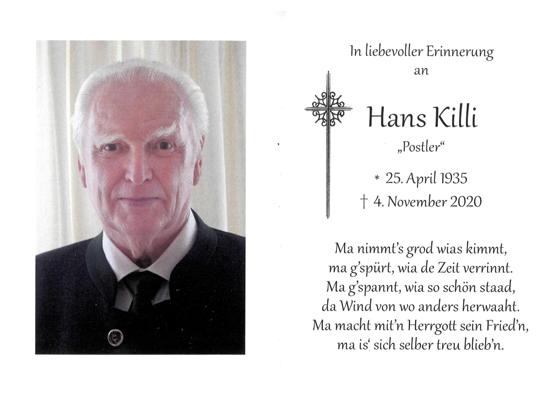 Hans Killi. Foto: Privat