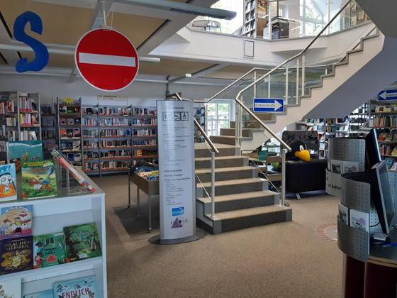 Die Grünwalder Bibliothek bleibt zwar vorerst noch geschlossen, doch kann man mittels Click & Collect Medien ausleihen. Foto: VA