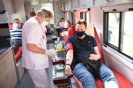 In dieser Woche findet kann man sich wieder zur freiwilligen Blutspende ins BRK-Haus begeben. Die Termine kann man Online vorab ausmachen. Foto: Andreas Brockmann