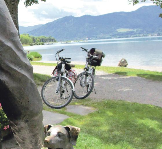 Mit dem E-Bike durch das Bayerische Oberland: Gut für die Umwelt und die Natur. Foto: hw