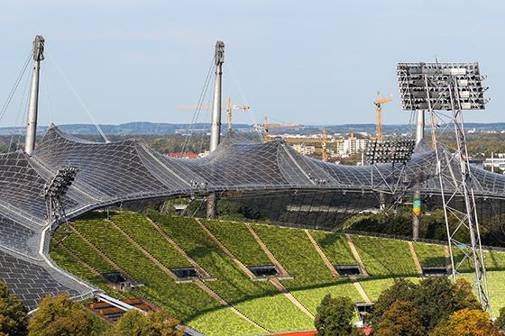 Auswärtsspiel: Olympiastadion München. Foto: Anne Wild