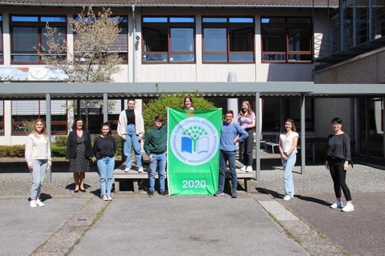 Wie in den Vorjahren freut sich die Schulfamilie sehr über die Auszeichnung zur Umweltschule in Europa. Foto: Schule