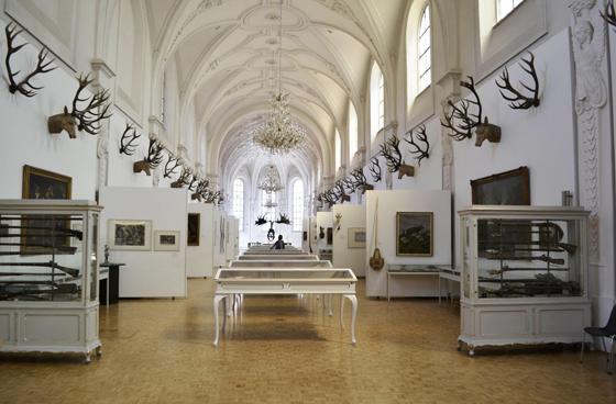 Das Deutsche Jagd- und Fischereimuseum in der Münchner Altstadt hat für Besucher wieder von Donnerstag bis Sonntag geöffnet. Foto:  Deutsches Jagd- und Fischereimuseum