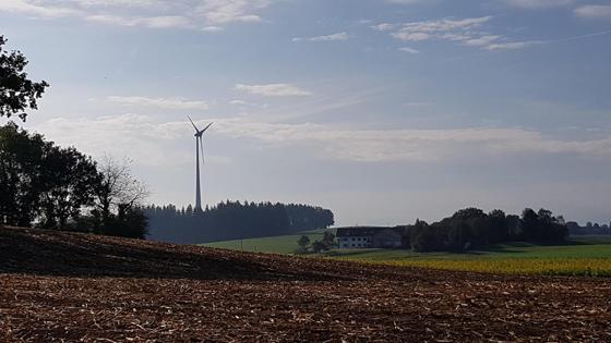 Der Anteil der Windkraft bei der Netto-Stromproduktion lag heuer schon bei 48 Prozent. Auch in Höhenkirchen-Siegertsbrunn könnte bald eine Windkraftanlage stehen. Foto: Stefan Dohl