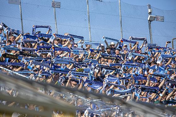 Wieder in vollem Umfang geöffnet: die Ränge im Sechzger-Stadion. Foto: Anne Wild