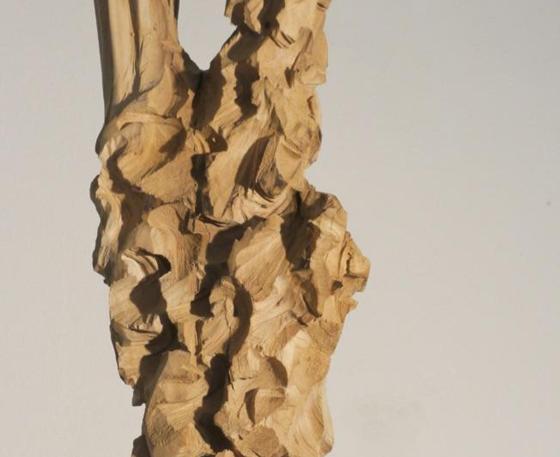 Skulptur "Muschelgras" von Angela Lenk zu sehen in der Ausstellung "gegen  einander  mit  einander". Foto: VA