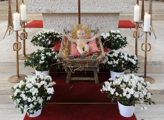 In St. Bruder Klaus in Waldperlach und in der Rosenkranzkönigin in Neubiberg werden an Weihnachten zahlreiche Gottesdienste gefeiert. Foto: VA