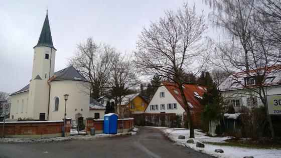 Der alte Dorfkern von Daglfing ist ein wesentliches Element der Planungen für den neuen Nordosten. Foto: bs