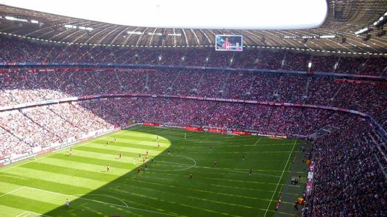 Der Fußballtempel im Münchner Norden wird demnächst zur Football-Arena. Archivbild: sd