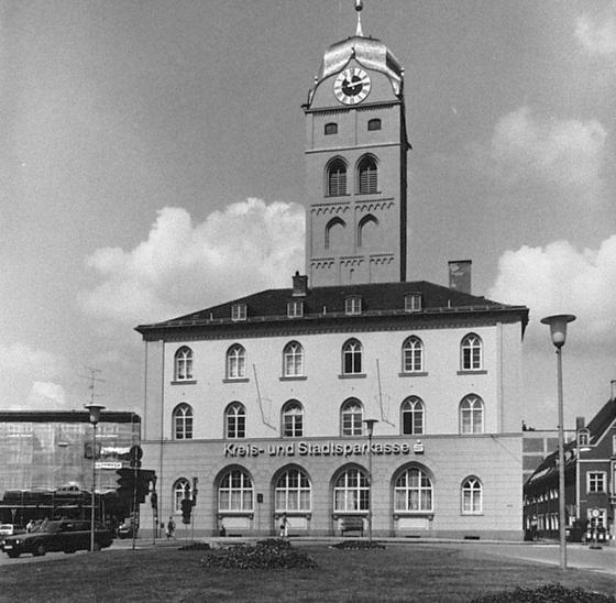 Der Schrannenplatz 1950, fotografiert von Peter Bauersachs. Foto: Peter Bauersachs