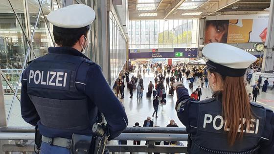 Am Münchner Hauptbahnhof ist die Bundespolizei im Einsatz. Foto: Bundespolizei