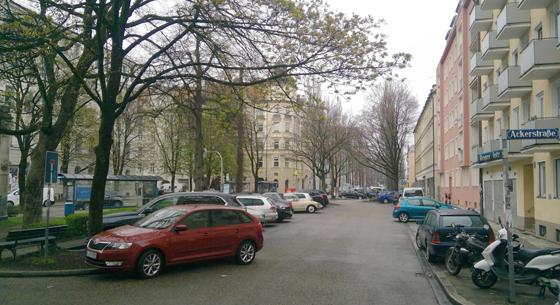 Die Obere Au an der Ecke Regerplatz/Ackerstraße. Welche Themen bewegen die Bürger im Viertel? Archivbild: bs
