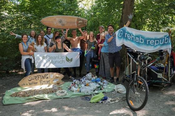 Sieben Umweltgruppen, die sich zum Netzwerk Cleanup Munich zusammengeschlossen haben, rufen dazu auf, mindestens 100.000 Kippen zu sammeln. Foto: Cleanup Munich