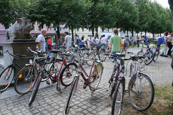 Die Kulturlust-Fahrradaktion soll am Sonntag, 31. Juli, auf dem Bordeauxplatz stattfinden. Traditionell werden gespendete Fahrräder an Bedürftige verlost. Foto:  Michael Lucan