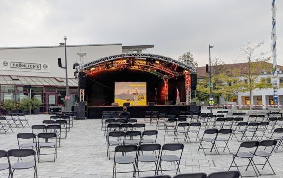 Noch sind die Plätze des Forum Unterschleißheim leer, ab 26. Juni beginnt das umfangreiche Unterhaltungsprogramm. Foto: Forum Unterschleißheim