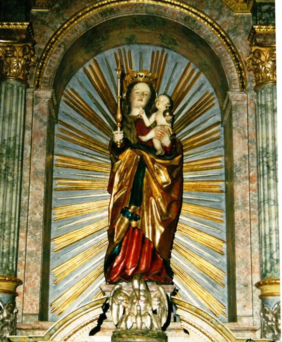 Die spätgotische Madonna von Frauenneuharting – Zielpunkt einer regen Wallfahrt im 18. Jahrhundert. Foto: Heimatverein Frauenneuharting
