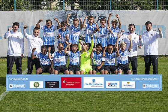 Merkur Cup-Sieger 2022: E-Junioren des TSV 1860 München. Foto: Anne Wild