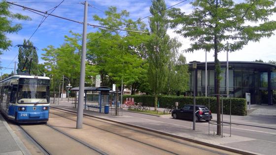 Von der Haltestelle Regina-Ullmann-Straße zweigt künftig ein Ast nach Johanneskirchen ab. Foto: bas