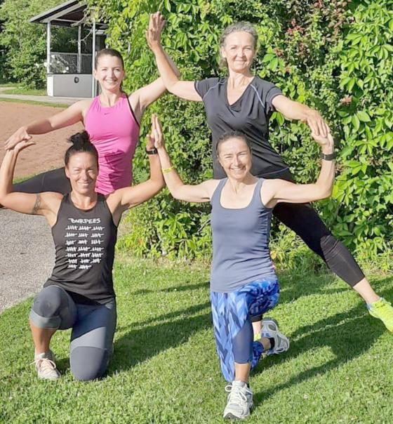 Die vier Übungsleiterinnen des TSV Grafing freuen sich auf einen bewegten Sommer!  Foto: TSV Grafing