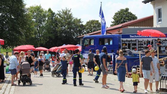 Eine Menge los war am 24. Juli beim THW-Sommerfest in Markt Schwaben. Foto: THW