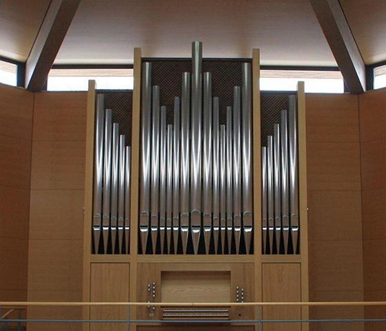 Zu Ehren der Wech-Orgel findet am 30. September, um 19 Uhr, ein Vortrag des Orgelbauers und des Organisten statt. Foto: Kreuz-Christi-Kirche