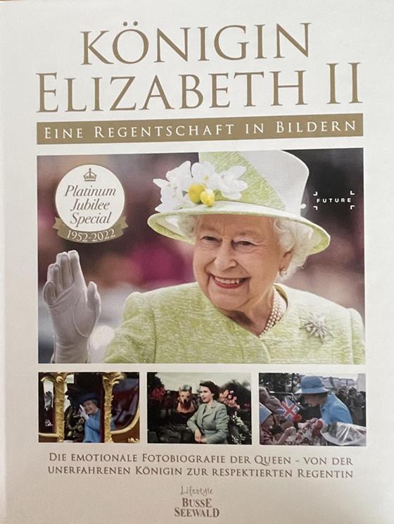 Ein Muss für alle Fans der kürzlich verstorbenen Königin Elizabeth II., der umfangreiche Bildband über ihr Leben. Foto: frechverlag