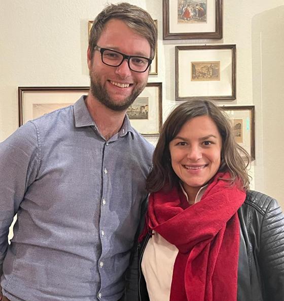 Julia Lex und Benedikt Kopera sind die neuen Vorsitzenden der SPD Obergiesing. Foto: Partei