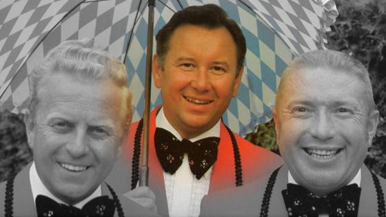 Rudolf Schneider (Mitte) bildete mit Georg Niedermeier und Hans Döring die "Drei lustigen Moosacher". Als einziger der drei Musiker war er gebürtiger Moosacher. Foto: VA