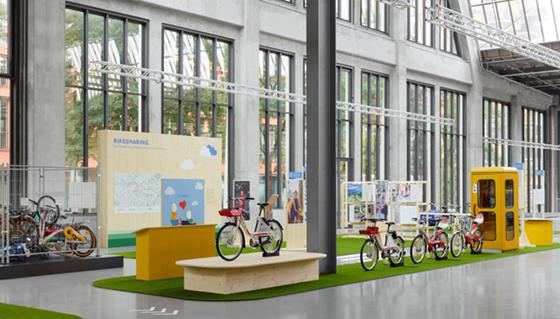 „Bikesharing. Das Radeln neu erfunden.“ heißt die neue Sonderausstellung im Deutschen Museum Verkehrszentrum München. Foto: Gerhardt Kellermann