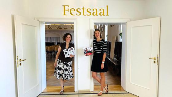 Veronika Leo und Christine von Löwis freuen sich auf viele Besucher beim Programmstart im September.  Foto: hw