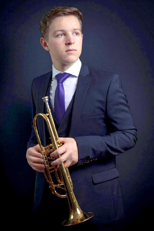 Trompensolist Daniel Grenda, 2004 in München geboren, ist mehrfacher erster Bundespreisträger bei "Jugend musiziert". Foto: VA