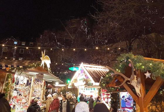 Der Haidhauser Weihnachtsmarkt am Weißenburger Platz kann heuer wieder stattfinden. Foto: bas