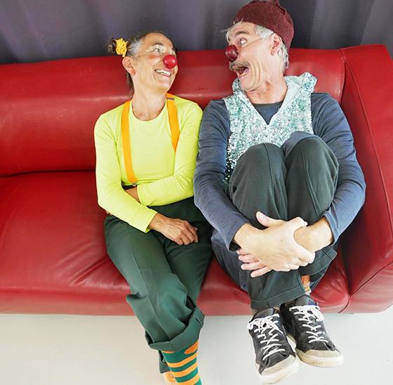Die Clowns Lolli und Coco in einem fabelhaften Stück über all die Gefühle, die man so hat. Foto: Stefan Geyer