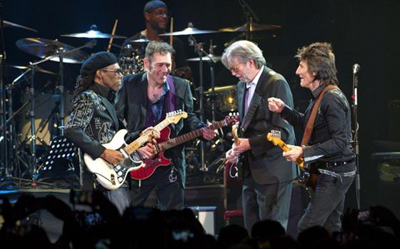 Die Cream of Clapton-Band spielt die großen Hits des legendären Gitarristen Eric Clapton. Foto: Kulturzentrum